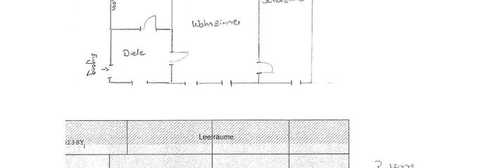 Schöne 2 Zimmer Wohnung mit Küche im Erdgeschoss