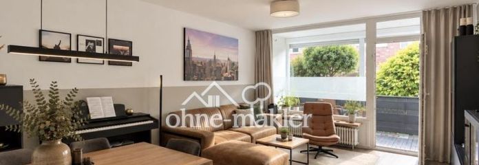 3 Zimmer Wohnung mit 2 Balkonen in Mörsenbroich