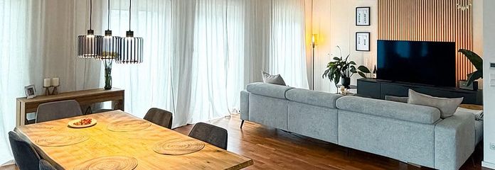 3-Zimmer-Dachterrassenwohnung Ingolstadt-Ringsee – Wohn-/Essbereich