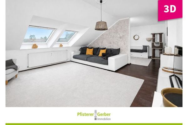 Modernisierte 4-Zimmer-Wohnung mit Loggia, Panoramazimmer und Garage im Herzen von Philippsburg