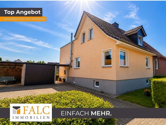 ***Doppelhaushälft mit großem Garten ,Wintergarten & Kamin– viel Raum für Ihre Ideen*** – Foto 1