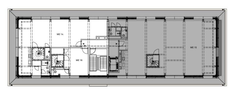 Innovation trifft Komfort: Modernes Büro mit Panorama-Dachterrasse  zu vermieten – GR 4. Etage