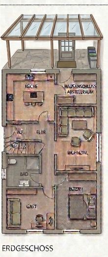 Einfamilienhaus  – DG frei, EG vermietet, auch als EFH nutzbar - keine Provision – फोटो 3