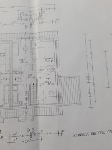Grundriss Obergeschoss