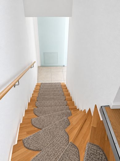 Modernes Reihenmittelhaus mit Garten & Vollkeller – gepflegt und sofort bezugsfrei – Treppe EG-OG