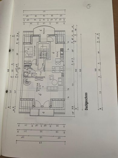 Einzigartige, ruhige Dachgeschosswohnung in Bonn Mitte – Grundriss Dachgeschoss