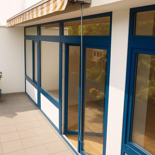 Charmante 1,5-Zimmer-Wohnung mit großer Terrasse in ruhiger Lage – Terrasse 