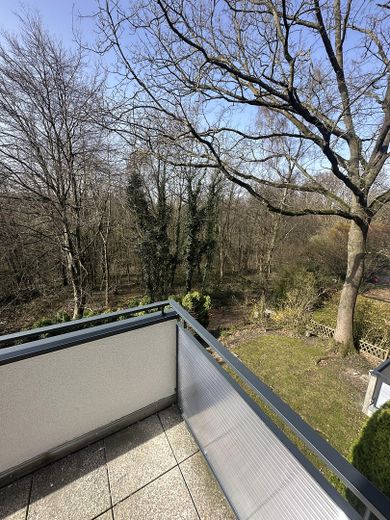 Schöne Sanierte 3-Zimmer Wohnung am Waldrand von Dellwig – Blick auf den Waldrand
