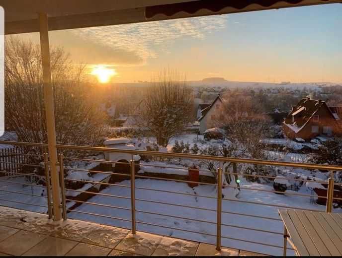 Abendstimmung aus d Wohnzimmer