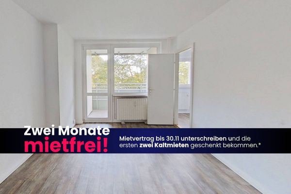 BALKONLU ve ankastre mutfaklı modern 1 odalı daire