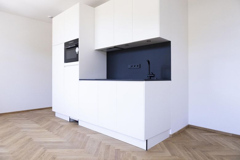 1 ZiKB - Wohnen im LöwenBau - E3-W05, 39 m² - 860 € FLAT (inkl. Betriebsk) – Küche (exemplarisch)