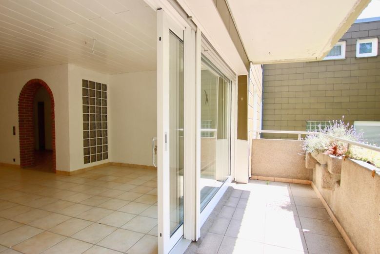 Blick auf den Balkon