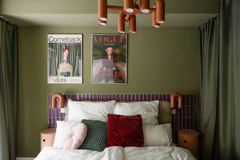 Splendido appartamento per vacanze a Prenzlauer Berg Modern Red – Schlafzimmer Modern Red