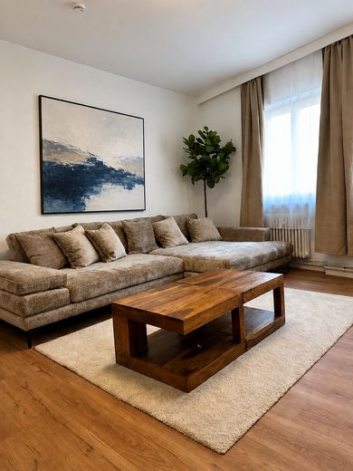 Altstadtquartier T13 - Hochwertig möblierte Altbau Wohnungen – Gemütliches Wohnzimmer