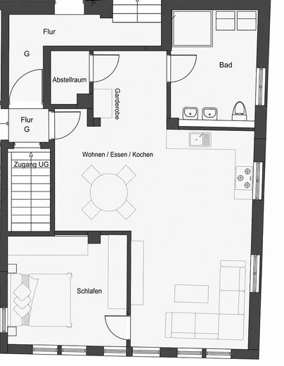 2-Zimmer-Wohnung in Ilshofen - Erstbezug nach Renovierung – Foto 11