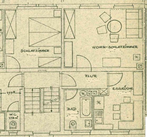 Bel appartement de 2 pièces dans le centre de Vöhringen – Grundriss