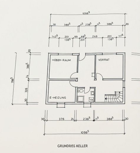 Casa unifamiliare ben tenuta con grande potenziale e terreno edificabile aggiuntivo a 54570 Neroth – Grundriss Keller