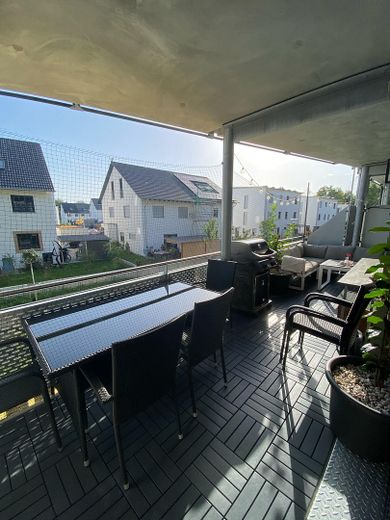 Exklusive 4,5-Zimmer-Designerwohnung in der Solarsiedlung Schallstadt – Nachhaltig, modern – Balkon