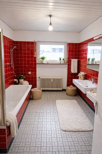 Moderne 3,5-Zimmer-Wohnung (108 m²) – Erstklassig saniert mit großem Wohnbereich – Badezimmer Badewanne + Dusche