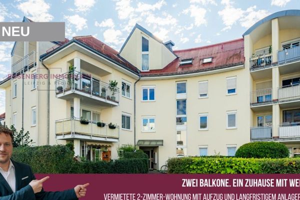 Provisionsfrei für Käufer: 2-Raum, Zwei Balkone, Aufzug, Tiefgarage & ruhige Lage in Probstheida