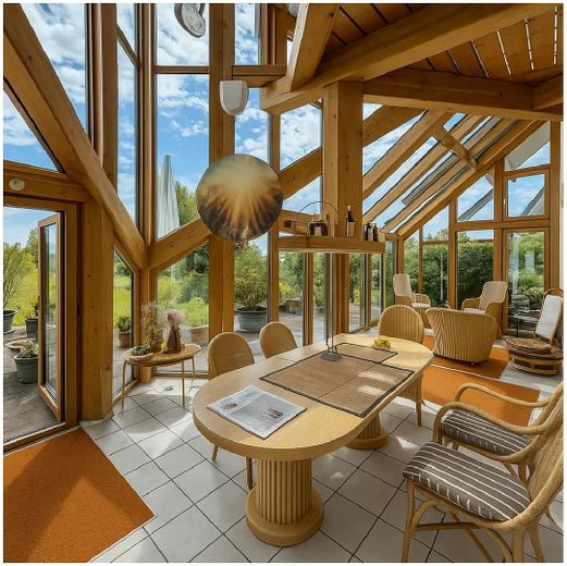 Das besondere Haus, mit sehr großem Grundstück, in einer Region wo andere Urlaub machen – Wintergarten-1