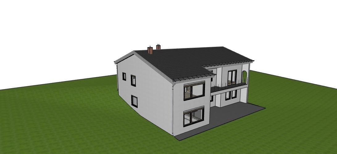 3D-Ansicht aus Süd West