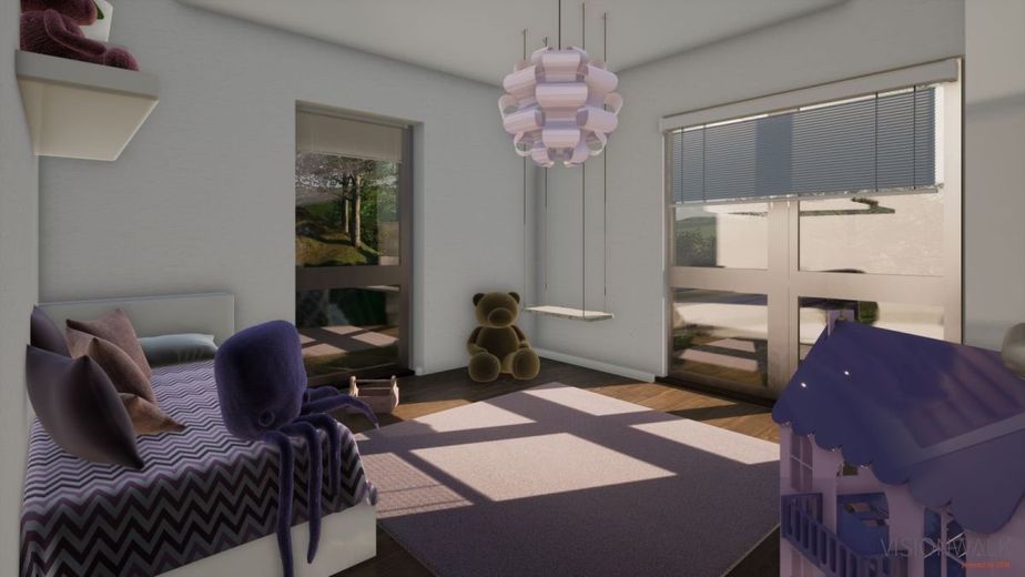 DAĞDA ÖZEL KOŞULLAR İÇİN BİR EV – Ansicht Kinderzimmer