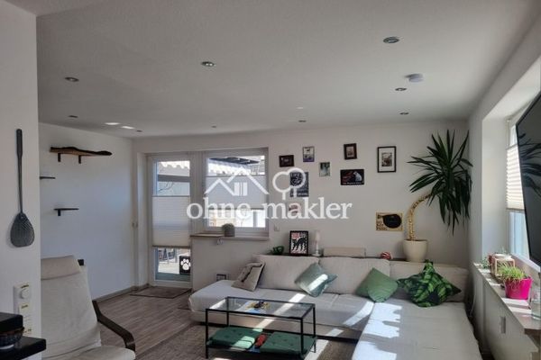 Appartamento di 3,5 locali, terrazza sul tetto di 98 m², veranda, garage doppio