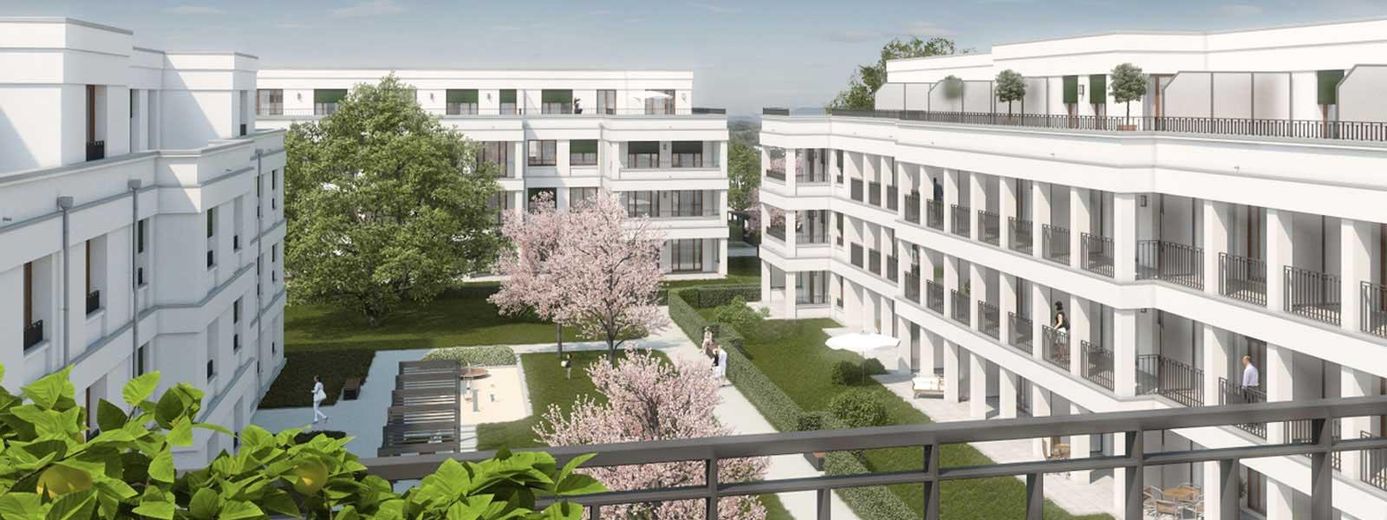 Möbilierte komfortable Wohnung am Wissenschaftsstandort Berlin-Adlershof – Innenhof