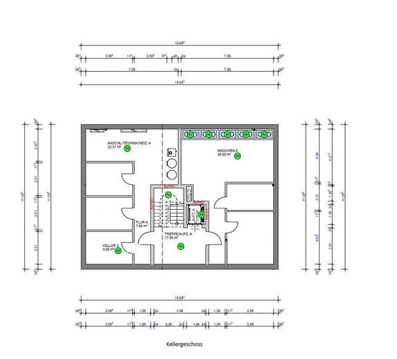 Modernes Wohnen in Nottuln/Appelhülsen - Neubau-/ Sanierungsprojekt - Obergeschoss - Nr.3 – Haus 17a Kellergeschoss