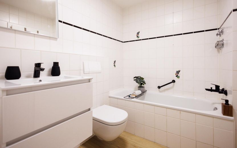 Bezugsfertige 2-Zimmerwohnung inkl. Tiefgaragen Stellplatz – Badezimmer