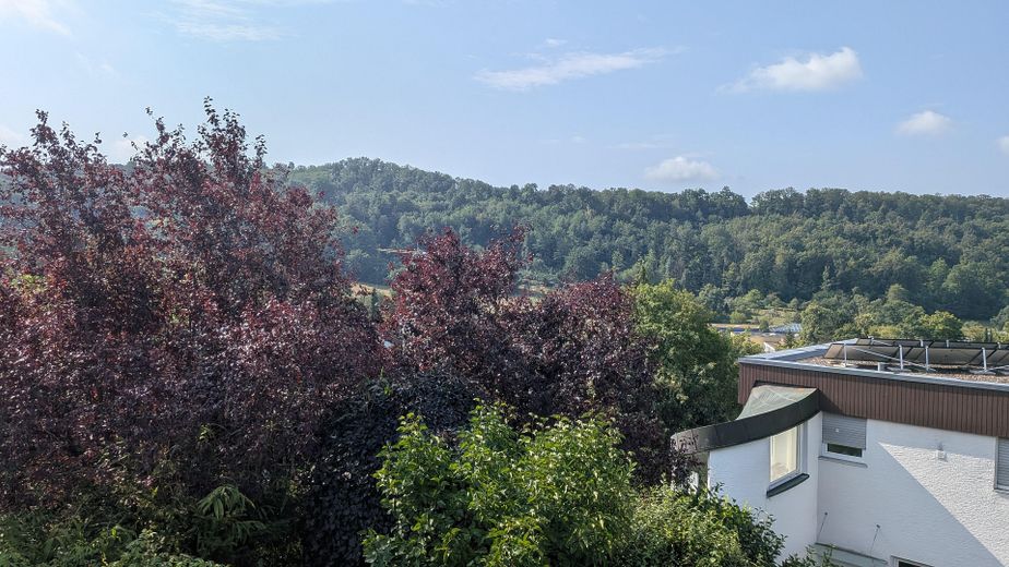 Family Happiness with Panoramic Views: Spacious Living in Leonberg’s Prime Location – Blick vom Haus