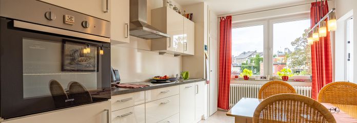 Modern 2-kamerappartement met hoogwaardige inbouwkeuken in de Frankenberger wijk – Küche