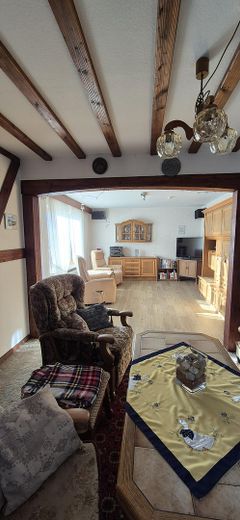 Blick aus der Sitzecke Wohnen 