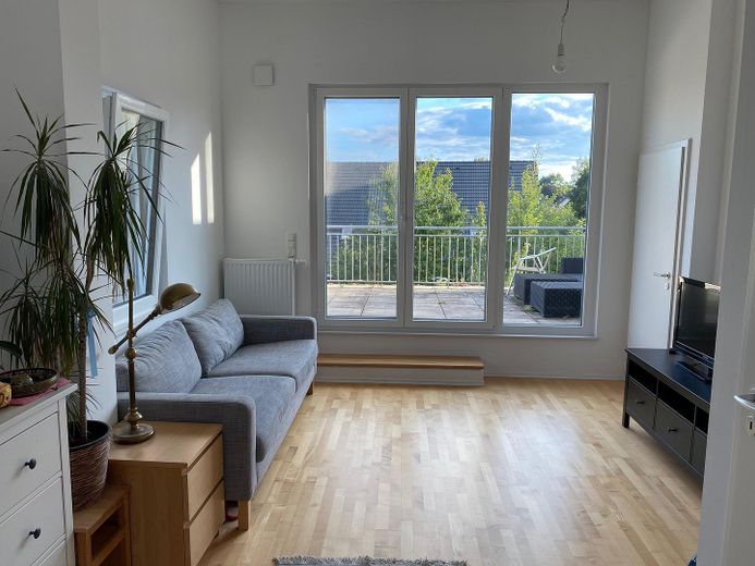 Neuwertige Doppelhaushälfte mit wunderschöner Aussicht – Dachgeschoss mit Dachterrasse