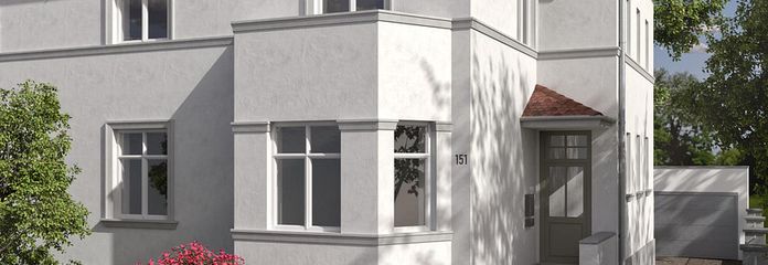 Kernsaniertes Haus in bester Lage in Mannheim-Feudenheim. Erstbezug. – Außenansicht