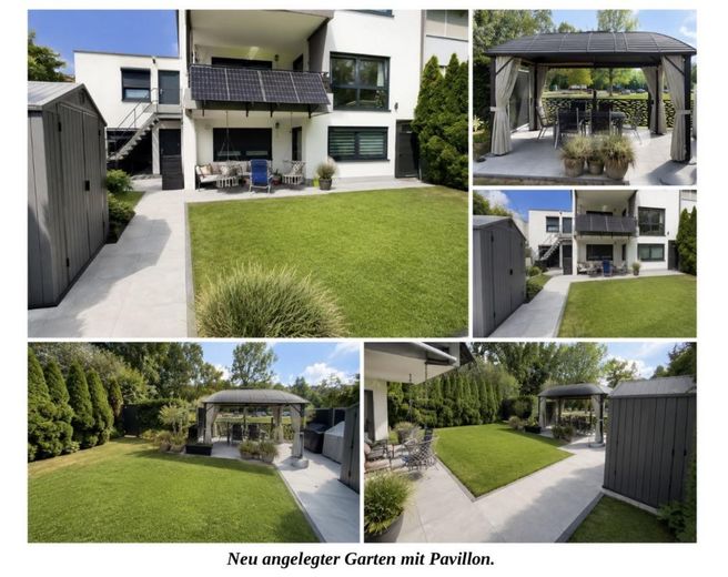 2 appartamenti di proprietà con caratteristiche di casa, giardino, doppio garage e circa 168 m² di superficie utile – Foto 2
