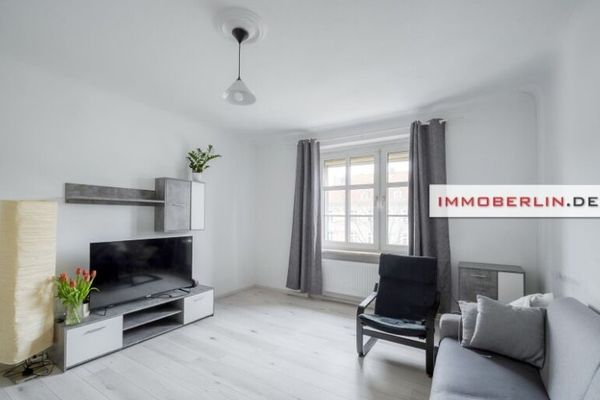 IMMOBERLIN.DE - Appartamento d'epoca ben tenuto in posizione tranquilla con giardino presso lo Spektepark