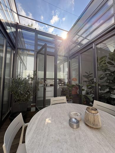 Architekten Loft Wohnung im Nordend Maisonette mit Terrasse / Atrium – फोटो 6