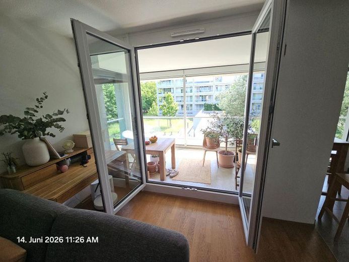 Blick aus dem Wohnzimmer