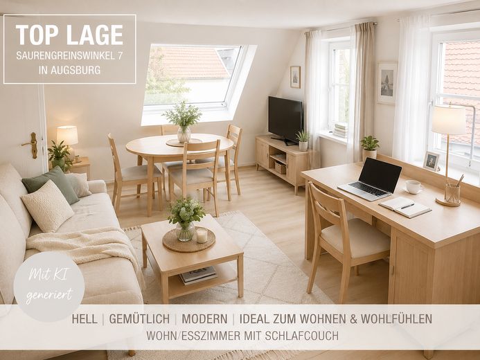 Attraktive & helle DG Wohnung - TOP LAGE in der Altstadt - Provisionsfrei – Wohnen und Essen mit KI gestal