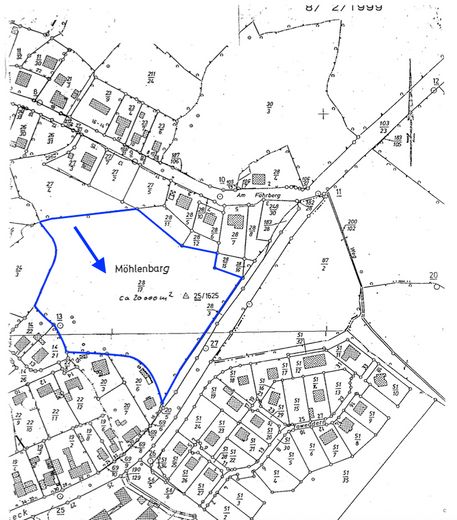 Kieler Umland - Zentrum von Quarnbek zu verkaufen – Flurkarte