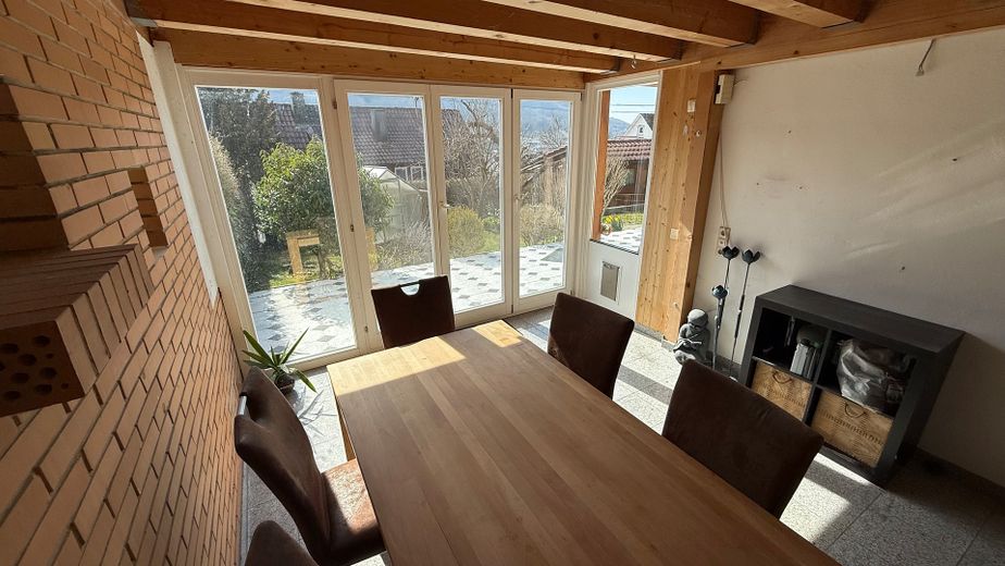 Loggia verglast