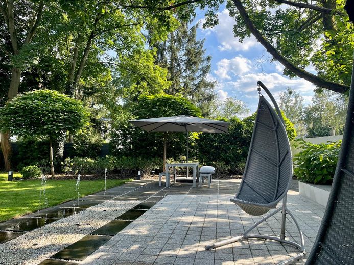 Brunnenspiel im Garten
