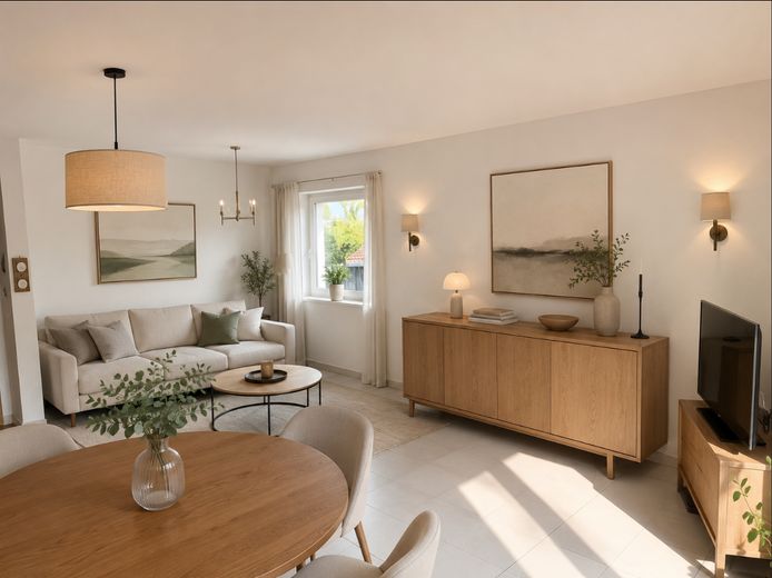Naturnahe, idyllische Terassen/Gartenwohnung in ruhiger Weinberglage – Wohn/Esszi. m.Ki verändert