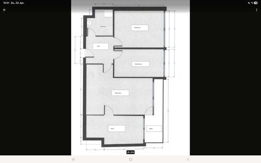 Krefeld Benrad Nord'da 3 odalı daire, balkon, asansör, bodrum – Screenshot_20260423_100126_Kleinanzeigen