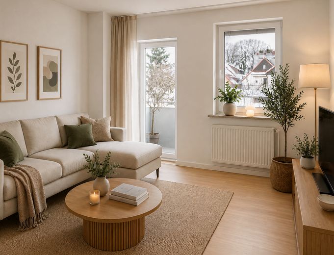 Plenty of space for the whole family – renovated terraced house, available for immediate occupancy & commission-free – Wohnzimmer OG