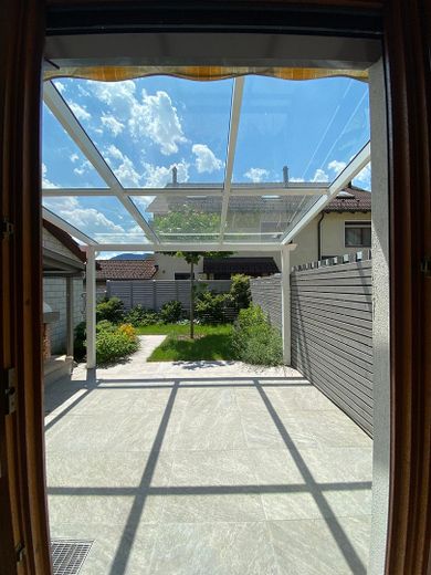 Blick vom Wohnzimmer