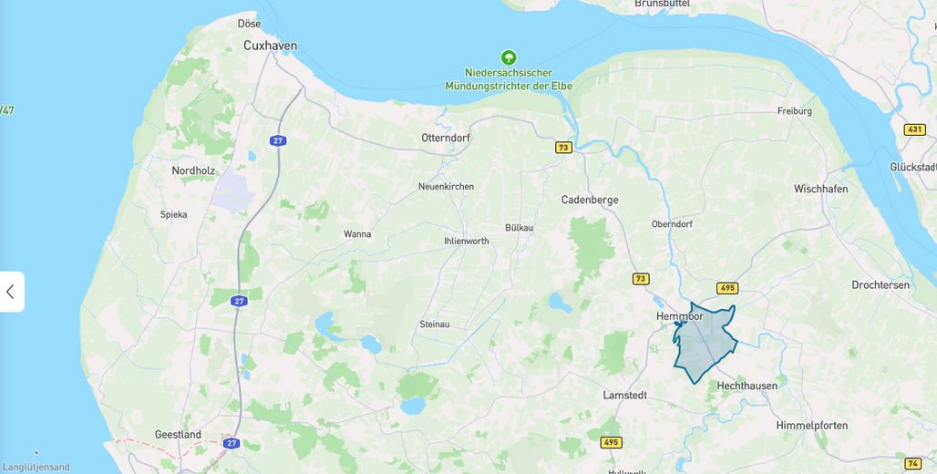 Seegrundstück LK Cuxhaven ca. 970 m² 1. Reihe, Panorama-Seeblick, 1a-Lage von 21745 Hemmoor – फोटो 13