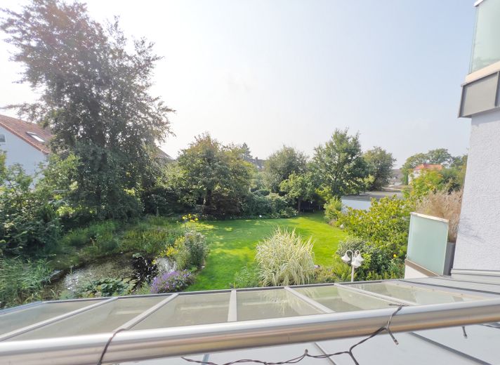 Gartenblick vom Balkon